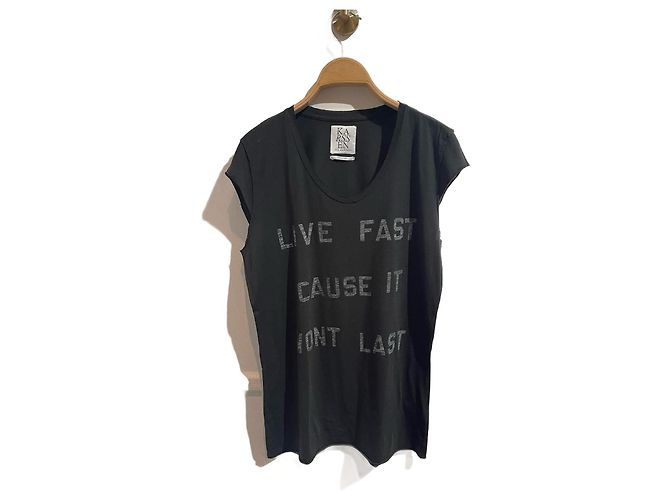 ZOE KARSSEN Top T.Cotone internazionale M Nero