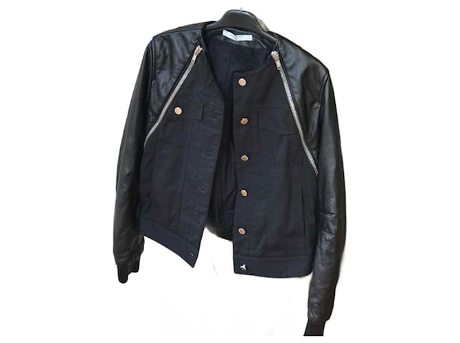 GIVENCHY  Jackets T.it 40 leather Black  ref.1155045