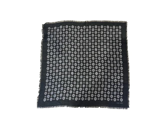 Cachecóis SAINT LAURENT T. Lã Preto