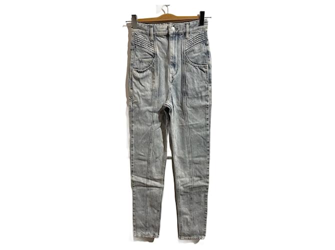 ISABEL MARANT ETOILE Jeans T.fr 34 Baumwolle Blau  ref.1155080