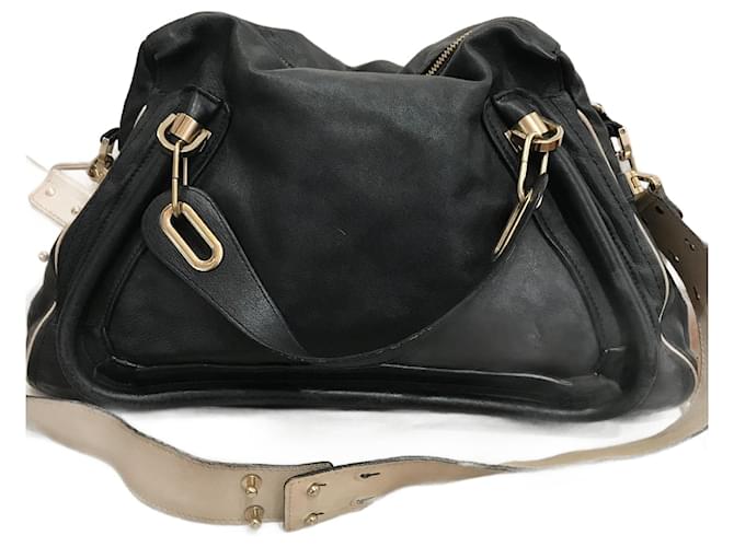 Paraty Chloé CHLOE  Handbags T.  leather Black  ref.1155096