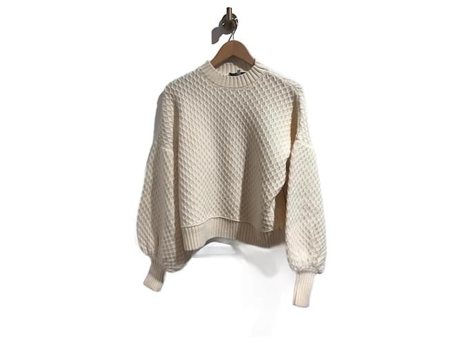 DICE KAYEK  Knitwear T.International L Wool Beige  ref.1155125