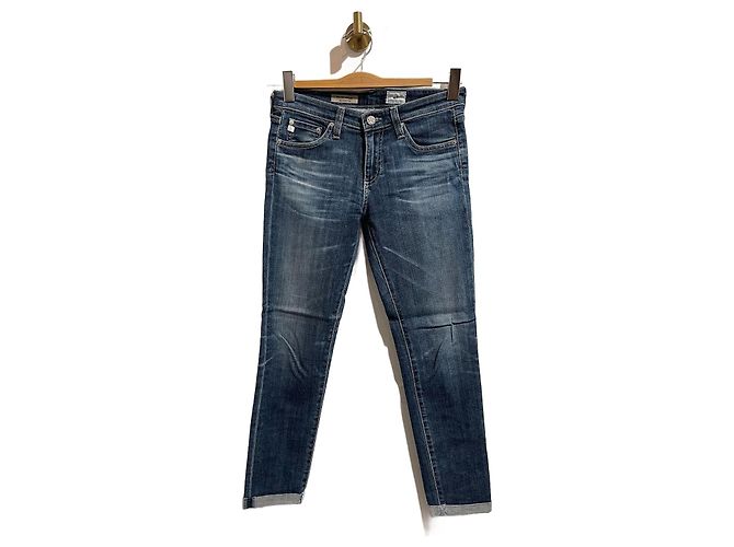 Autre Marque AG ADRIANO GOLDSCHMIED Jeans T.US 26 Baumwolle Blau