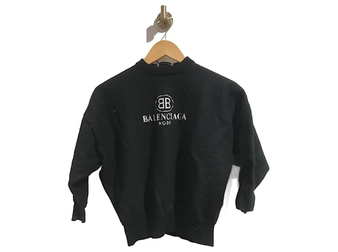 BALENCIAGA  Knitwear T.International XS Wool Black  ref.1155162