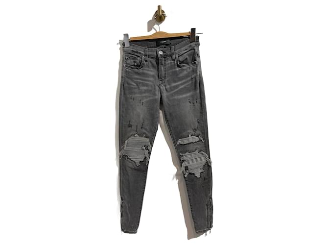 AMIRI  Jeans T.fr 36 cotton Grey  ref.1155179