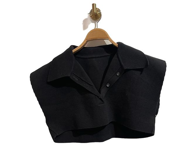 JACQUEMUS Tops T.International S Algodón Negro
