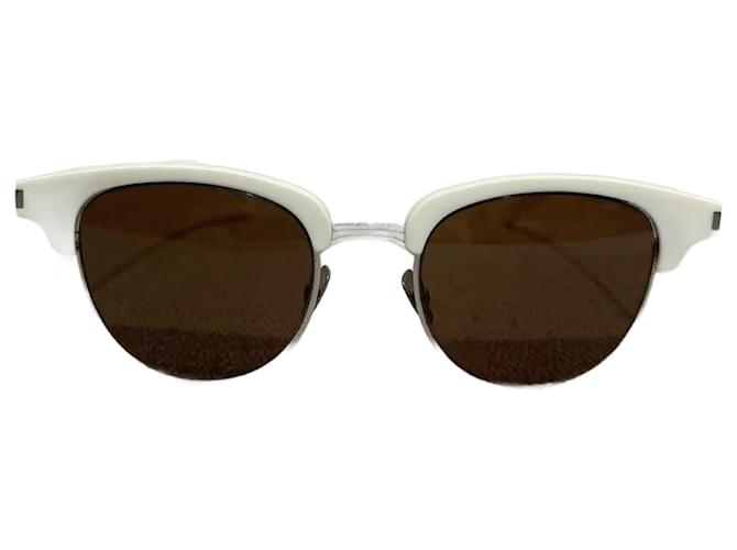 SAINT LAURENT  Sunglasses T.  plastic White  ref.1155205