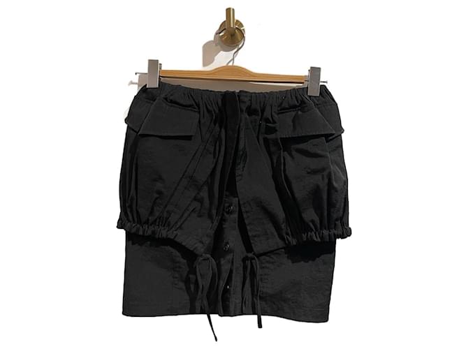 JACQUEMUS  Skirts T.fr 34 cotton Black  ref.1155217