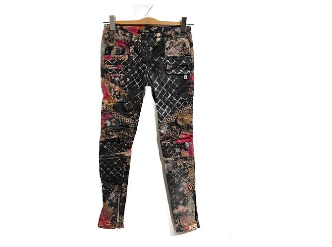 Jeans BALMAIN T.FR 34 Algodón Negro 