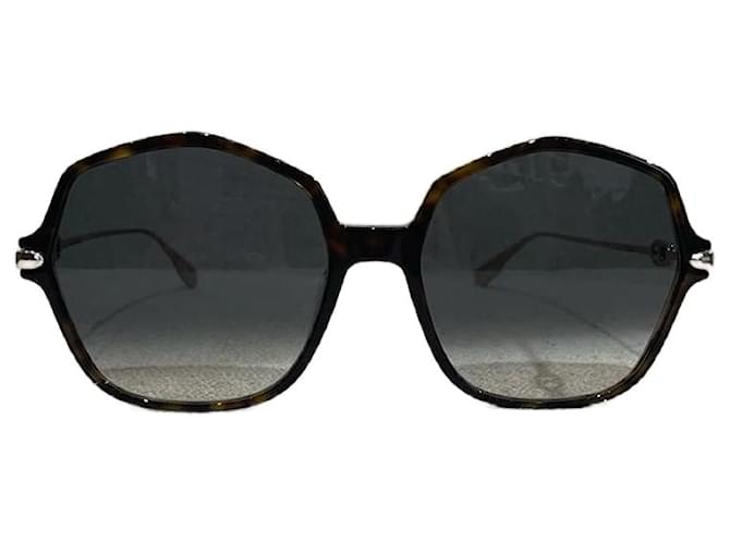 Óculos de Sol DIOR T.  plástico Marrom  ref.1155240