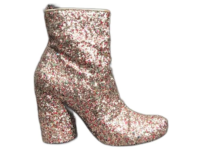 sequined ankle boots Tara Jarmon p 36 Multiple colors Leather  ref.1155330