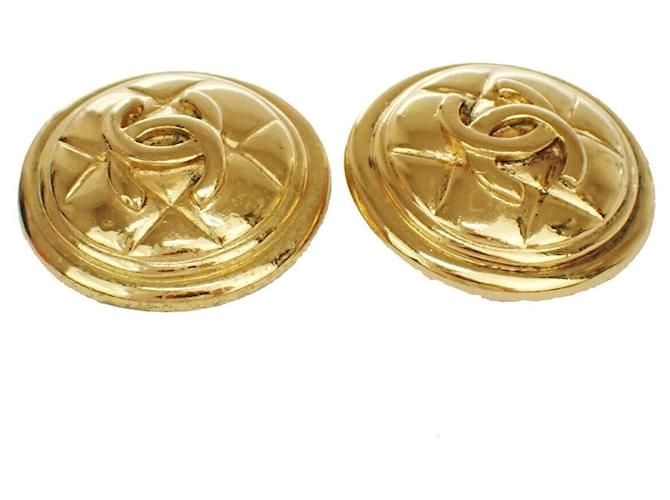 Chanel Dourado Metal  ref.1155577