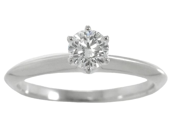 Tiffany & Co Solitaire Silber Platin  ref.1155596