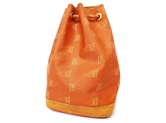 Louis Vuitton Naranja Cuero  ref.1155607
