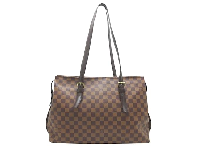 Louis Vuitton Chelsea Braun Leinwand  ref.1155611