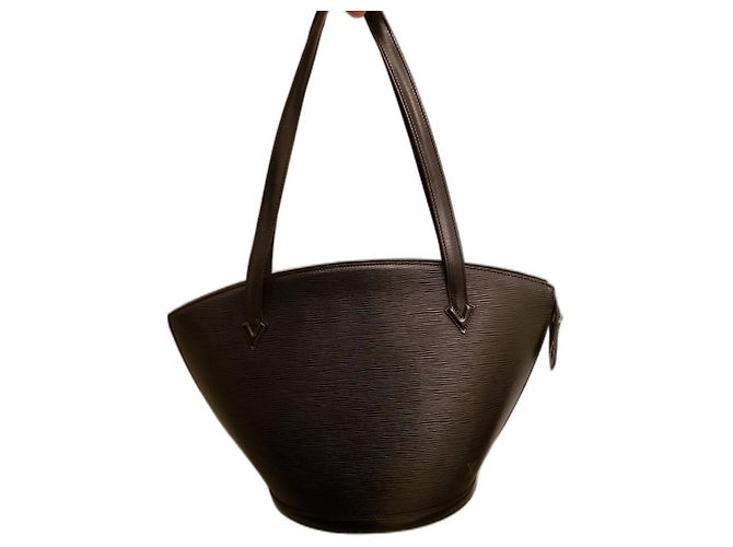 Saint Jacques Borsa Louis Vuitton St Jacques in pelle epi nera Nero