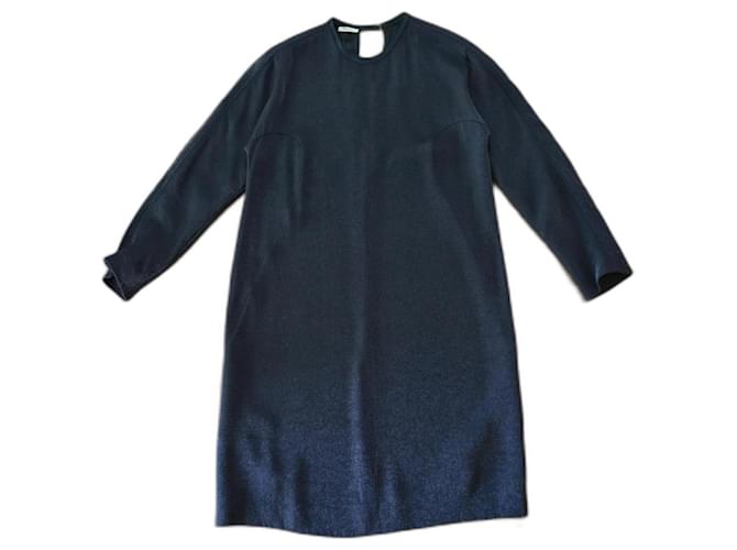 Miu Miu Robes Polyester Noir  ref.1155710