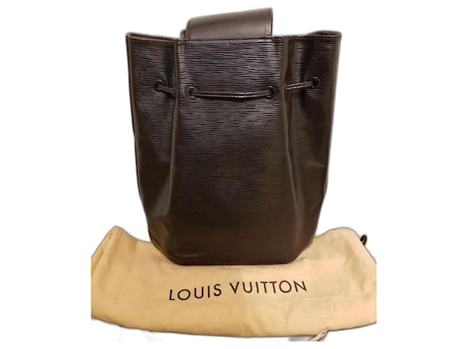 Vivienne Louis Vuitton Backpacks Black Leather  ref.1155713