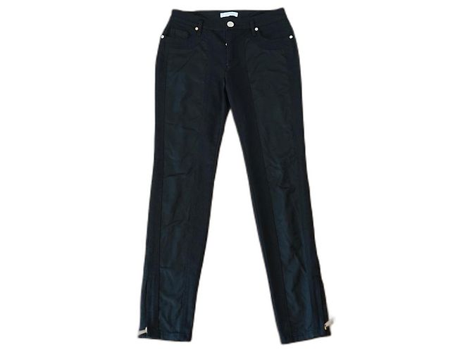 Vaqueros pitillo Versace negros 