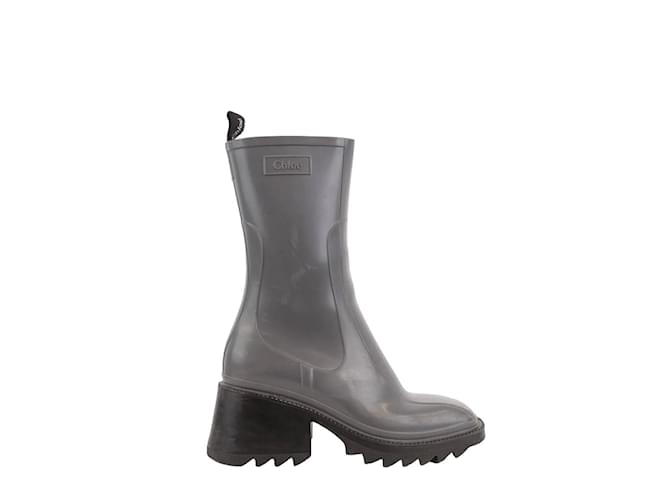 Chloé Boots gris Plastique  ref.1155734