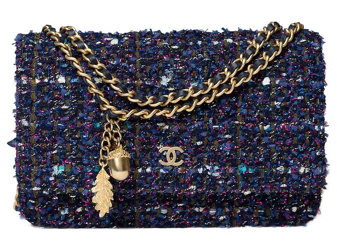CHANEL Wallet on Chain bag in Multicolor Tweed - 101578 Multiple colors