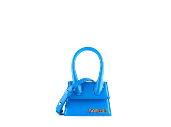 JACQUEMUS  Handbags T.  leather Blue  ref.1155762