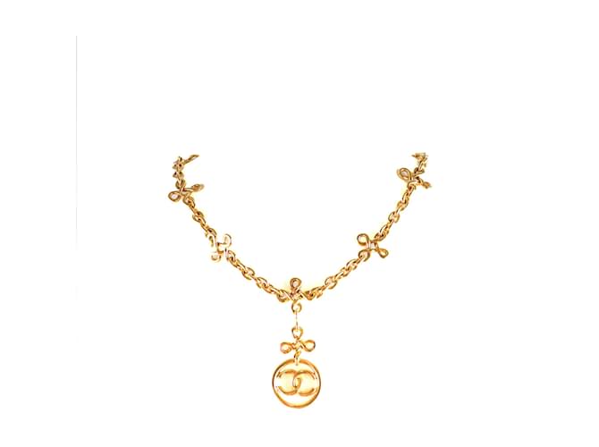 CHANEL  Long necklaces T.  metal Golden  ref.1155769