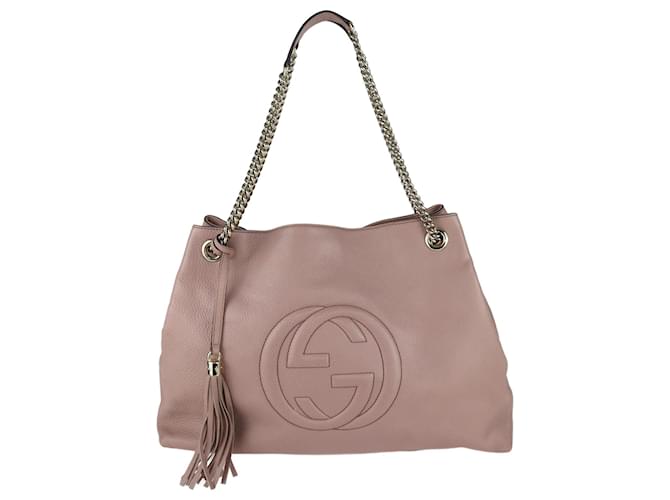 Gucci Old Rose Large Soho Tote Bag Leather  ref.1155811