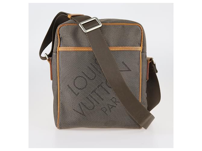 Louis Vuitton Terre Damier Geant Citadin Messenger Bag Leather  ref.1155852