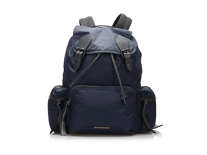 Blue Burberry Runway Nylon Backpack Cloth  ref.1155959