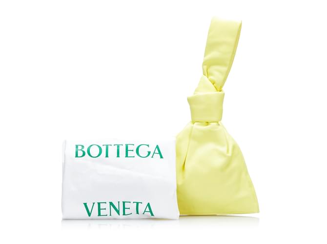 Bolso mini torcido amarillo de Bottega Veneta Cuero  ref.1155962