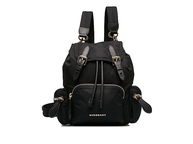 Burberry black nylon backpack hotsell