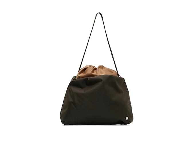 Brown The Row Nylon Bourse Shoulder Bag Cloth  ref.1156091