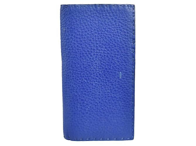 Fendi Blue Leather  ref.1156171