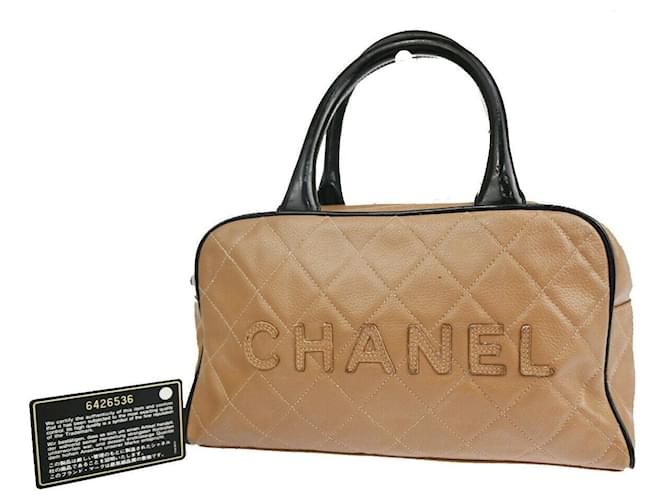 Timeless Chanel Beige Leather  ref.1156182