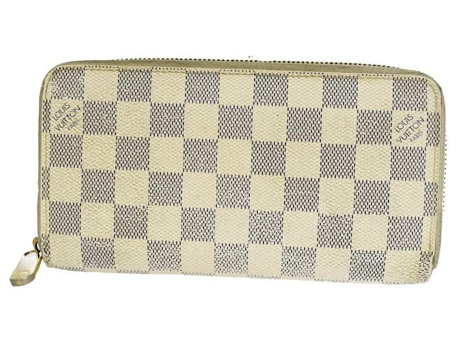 Louis Vuitton Zippy wallet White Cloth  ref.1156188