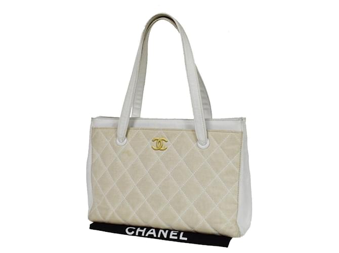Chanel Wild Stitch Beige Cloth  ref.1156211