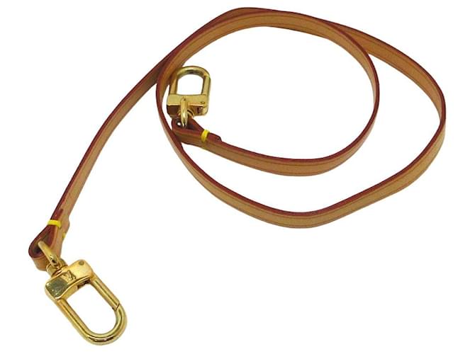 Louis Vuitton shoulder strap Beige Leather  ref.1156482