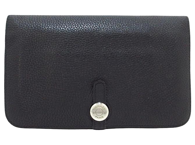 Hermès Dogon Black Leather  ref.1156582
