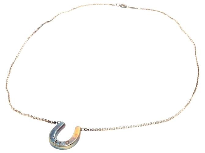 Tiffany & Co Silver Lucky Horseshoe Horse Shoe Necklace Pendant Charm Chain  Rare 16.5 Inch Longer Length - Etsy India