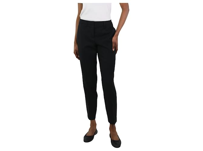 Miu Miu Black tailored trousers - size IT 38 Silk  ref.1156839