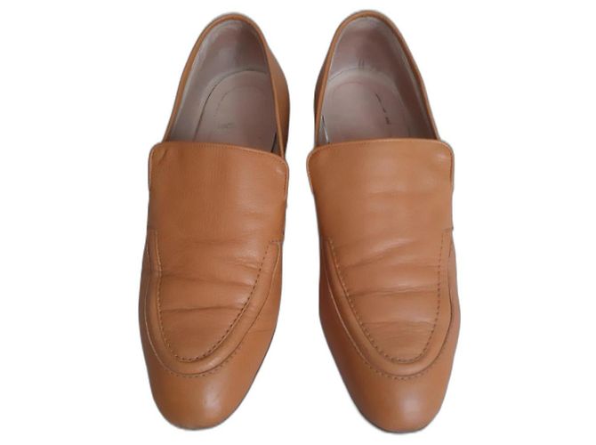 Christian Dior Mokassins aus Lammfell in Camel Kamel