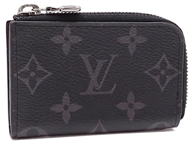Louis Vuitton Porte monnaie Jules Grey Cloth  ref.1157105