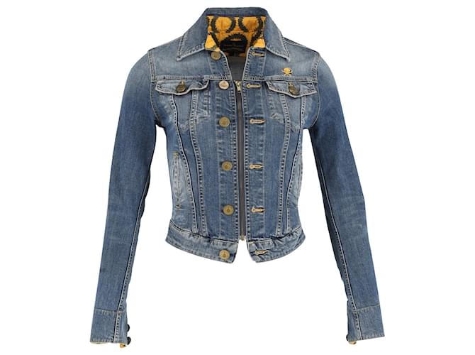 Vivienne Westwood Anglomania For Lee Veste en jean en coton bleu