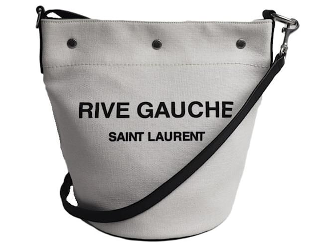 Saint Laurent Rive Gauche Branco Lona  ref.1157271