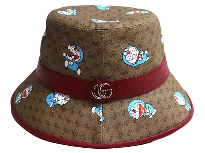 Gucci Doraemon Brown Cloth  ref.1157522