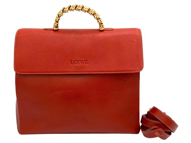 Loewe Velazquez Red Leather  ref.1157549