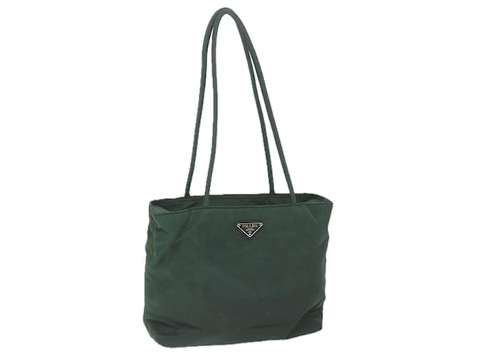 PRADA Shoulder Bag Nylon Green Auth ep2481  ref.1157699