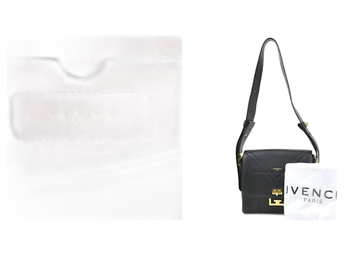 GIVENCHY Black Leather  ref.1157789