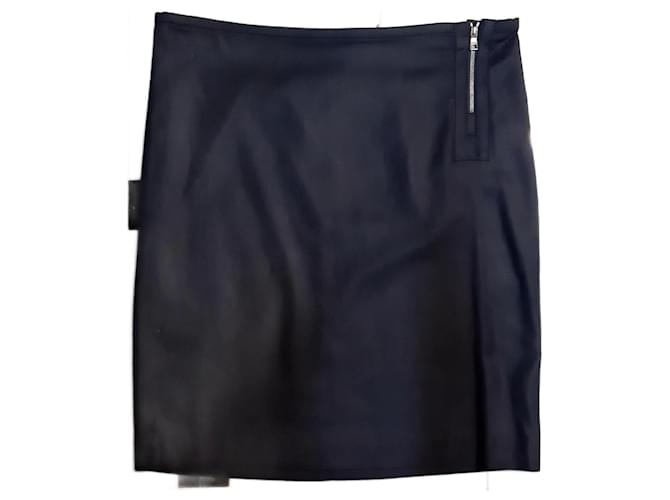 Ballantynes Skirts Navy blue Viscose  ref.1157861